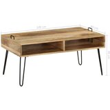  Stolić za kavu od masivnog drva manga 100 x 60 x 45 cm | shoptok.hr