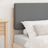  Krevetni okvir s tapiciranim uzglavljem Svijetlo siva Svjetlosiva 205.5 x 105.5 x 93 cm | shoptok.hr