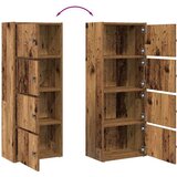 vidaXL Knjižna omara starinski les 40x24x102 cm inženirski les | Shoptok.si