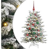  Umjetno božićno drvce s nogom Bijelo 120 cm PE i PVC | shoptok.hr