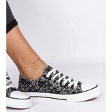 D/CEO marka niezdefiniowana Black women's canvas sneakers in Aztec style Kalusa | ePonuda.com