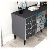 Hanah home irmak - anthracite, silver anthracitesilver console | ePonuda.com