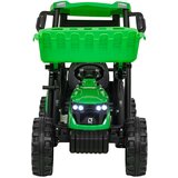 Traktor na akumulator s prikolicom MEGA D68 - zeleni | Shoptok.si