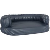  Ergonomski pjenasti krevet za pse modri 75 x 53 cm umjetna koža | shoptok.hr