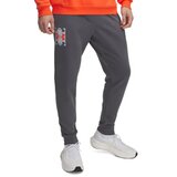 Under Armour Muški dodnji deo trenerke UA Rival Terry Logo JoggerQ2, Tamnosivi