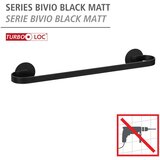 Wenko Mat crni metalni samoljepljiv držač za ručnike Bivio – | shoptok.hr