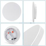 Aigostar led zidno svetlo LED/12W/230V 3000K 25 cm belo | Eponuda.com