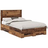  Krevetna konstrukcija Staro drvo 120 x 190 cm Konstruirano drvo | shoptok.hr
