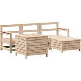Maison Chic Seti vrtnega pohištva - Vrtna garnitura - Vrtni pohištvo set 5-delna trdna borovina, (21820248) Cene