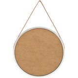Zidno ogledalo s trakom 60 cm srebrno | Eponuda.ba