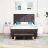  s opruga kutije Tamno smeđa 200 x 160 cm tkanina | shoptok.hr