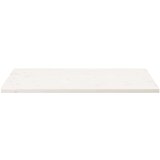 vidaXL Ploča za stol bijela 110x55x2 5 cm masivna borovina pravokutna | shoptok.hr