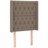  Box spring postelja z vzmetnico LED taupe 80x200 cm blago, (20898762) | Shoptok.si