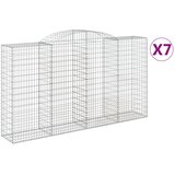  Lučne gabionske košare 7 kom 300x50x160/180cm pocinčano željezo | Eponuda.com