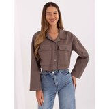 RUE PARIS Jacket-IT-KR-FL7029.72-dark beige | Shoptok.si