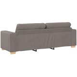 SOFA za 3 osobe Sivo-smeđa 220 cm tkanina Slike