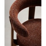 Kave Home Smeđa blagovaonska stolica od čvrste jeseni Granite – | shoptok.hr