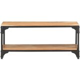 Maison Chic Klubska mizica - kavna mizica - Nizka mizica 90x30x40 cm trden akacijev les, (21754499) Cene
