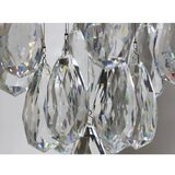  LED Kristalno plafonsko svetlo MAJURO LED/30W/230V prečnik 45 cm sjajni hrom + daljinski upravljač | Eponuda.com