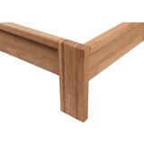 MID.YOU POSTELJA 90 cm x 200 cm , les divji hrast | Shoptok.si