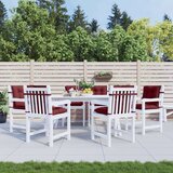  Jastuci za stolice 6 kom prošarano boja vina 100x50x7cm tkanina | shoptok.hr