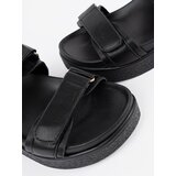 GOODIN Black elegant platform sandals | Shoptok.si