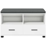  Haldna klop z blazino s predalom Bela 80 x 38 x 46 cm, (5000155625) | Shoptok.si