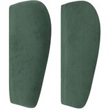 vidaXL Vzglavje z ušesi temno zeleno 183x23x78/88 cm žamet, (20936293) | Shoptok.si