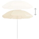  Vrtni suncobran s čeličnim stupom 180 cm boja pijeska | Eponuda.com
