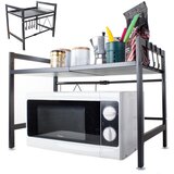  Univerzalno podesivi metalni stalak za mikrovalnu pećnicu do 65 cm | shoptok.hr
