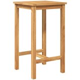 Vanjski bar set 3 pcs Neprerađeno Čvrsto teak drvo | shoptok.hr