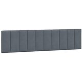 Maison Chic Posteljno vzglavje - Vzglavna omarica - Vzglavna stranica temno siva 200 cm žamet, (21704044) | Shoptok.si