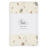 CamCam Copenhagen Svijetlo žuta dječja plahta s gumom za dječji krevetić od organskog pamuka 60x120 cm Sea Garden – | shoptok.hr