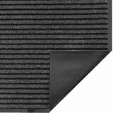 Otirač Striped Crna i Siva 60 x 180 cm Polipropilen PVC | shoptok.hr