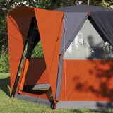  Kabinski šator s krovom Siva i narančasta 320 x 320 x 203 cm | shoptok.hr