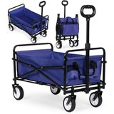 MULTIGARDEN Sklopiva kolica za plažu 48X90cm Blue,