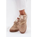 Boto Women's Sneakers on Platform with Furry Lining Beige Solvia | Shoptok.si