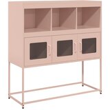 Maison Chic Komoda - Predalnik roza 100,5x39x107 cm hladno valjano jeklo, (21717900) Cene