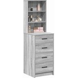  Highboard Sivi hrast sonoma 40 x 41 x 135 cm Konstruirano drvo | shoptok.hr
