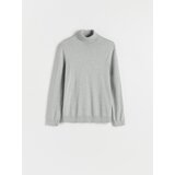 Reserved - Pamučna dolčevita - light grey | shoptok.hr