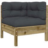 6-dijelni set vrtnih sofa od impregnirane borovine s jastucima | shoptok.hr