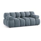 Micadoni Siva žametna sedežna garnitura 188 cm Bellis – | Shoptok.si