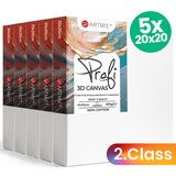 Artmie 3D platna - set od 5 delova - drugi kvalitet - 20x20 cm | ePonuda.com