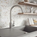 KUCHINOX Slavina za sudoper Mono, brušeni čelik, visoka | shoptok.hr