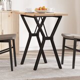 vidaXL Blagovaonski stol Y-oblika 80x50x75 5 cm od borovine i željeza Cijene