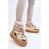 Boto Women's Snow Boots with Gold Laces Toolsa | Shoptok.si