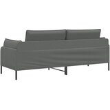 SOFA za 3 osobe Tamnosiva 222 x 81 x 89 cm Tkanina Slike