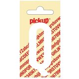 Pickup Naljepnica (Motiv: Q, Bijele boje, Visina: 60 mm) Cijene
