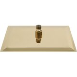  Glava za tuš od nehrđajućeg čelika 30 x 20 cm pravokutna zlatna | shoptok.hr