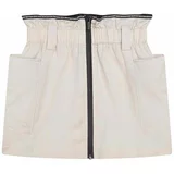 Dkny Dječja suknja boja: bijela, mini, ravna
